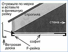 Монтаж винилового сайдинга. Софит