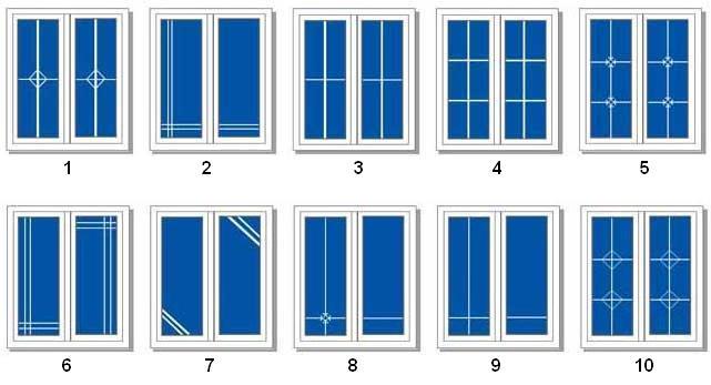 Наиболее популярные виды рисунков на стеклах