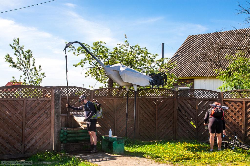 Колодец журавль фото декоративный