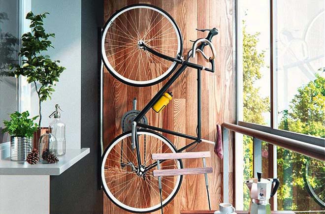 Велосипед на балконе