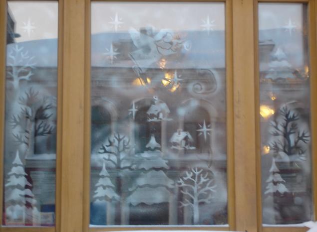 Рисуем на окнах зимние узоры и не только, фото № 10