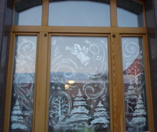 Рисуем на окнах зимние узоры и не только, фото № 13