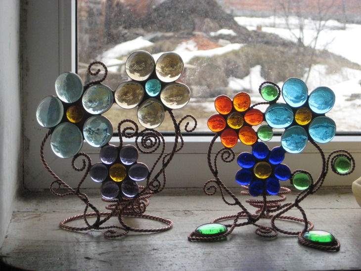 Стеклянные шарики марблс как незаменимый элемент в декорировании, фото № 11