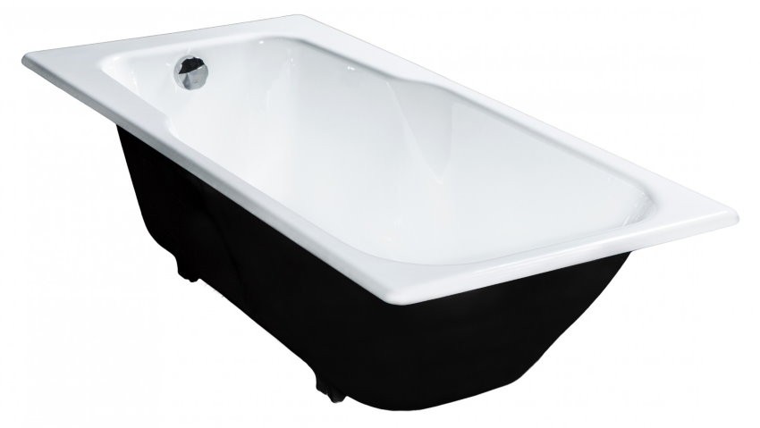 Стандартная чугунная ванна прямоугольной формы