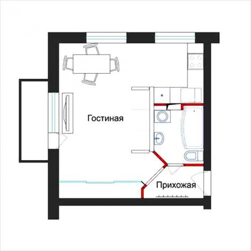 Планировка панельной хрущевки 3 комнаты. Планировка трехкомнатной квартиры в хрущевке: используем каждый метр 11