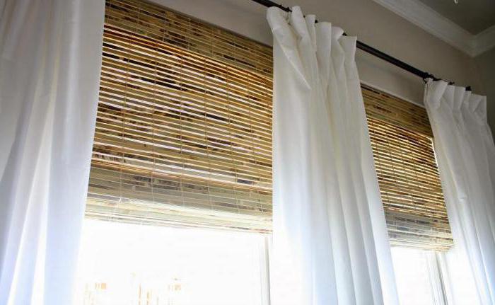 бамбуковые рулонные шторы как крепить