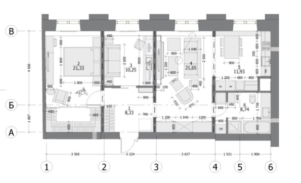 планировка трехкомнатной квартиры 80 кв м фото