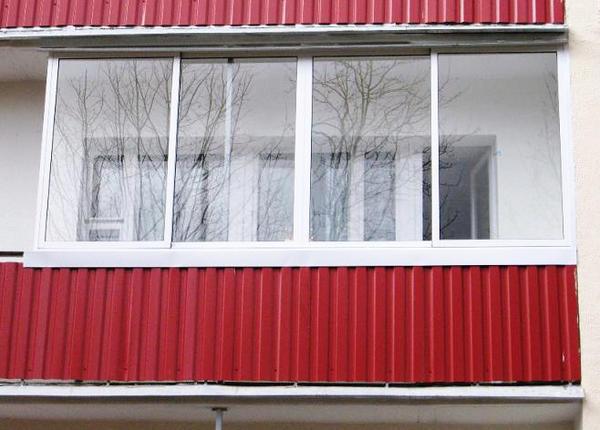 Алюминиевые балконные рамы выглядят очень эстетично