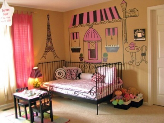 Комната для девочки в парижском стиле. Фото 12