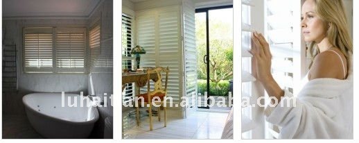 pvc waterproof window shades good ventilation pvc louver shutter