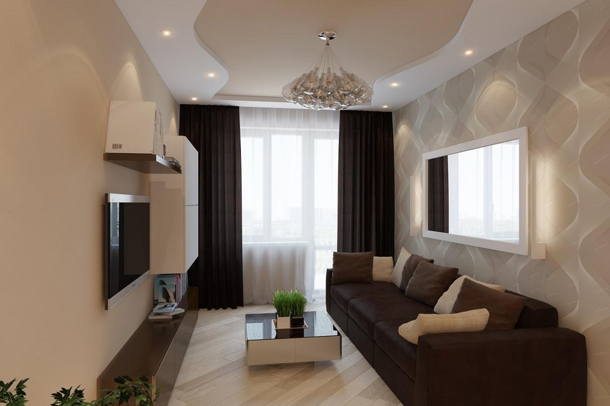 Для гостиной площадью 16 кв. м хорошо подойдет стиль минимализм, который предусматривает использование минимального количества мебели 