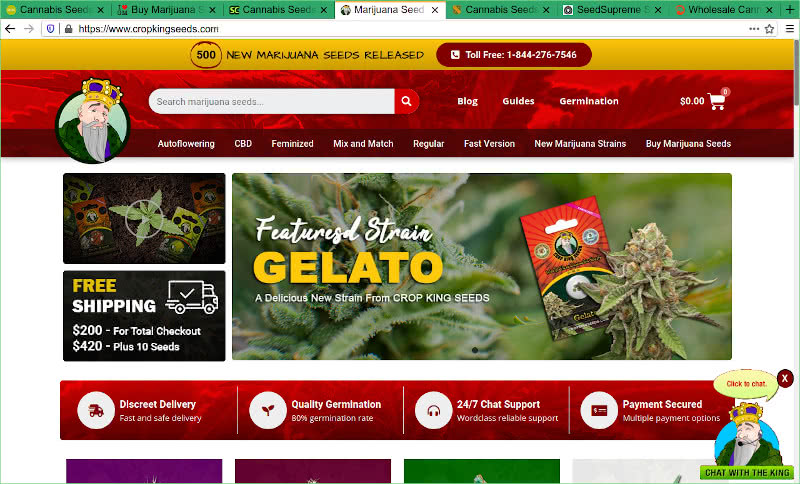 Crop King Seeds Marijuana Seed Bank Review