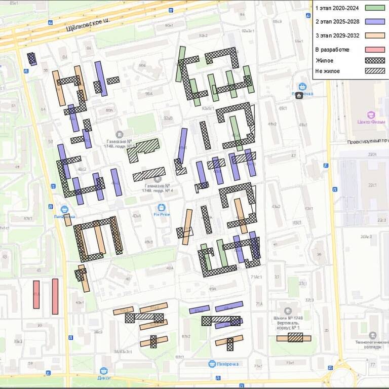 Реновация перово карта