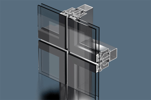 Структурная система фасадного остекления
