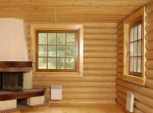 Обналичка окон в деревянном доме