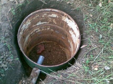 Сливная яма для сбора воды из летнего душа Обустройство слива