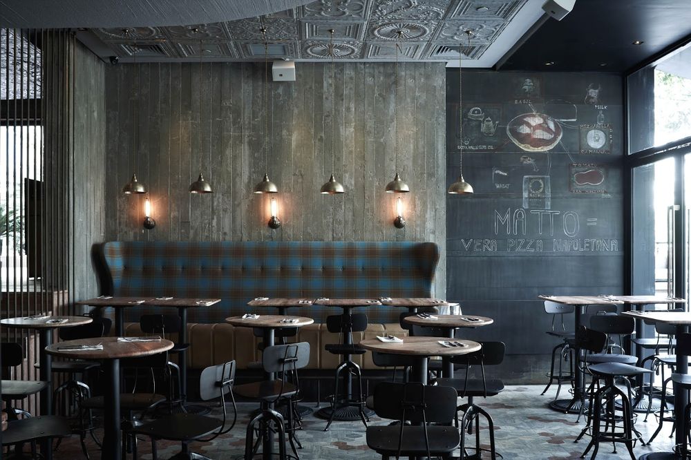 Интерьер ресторана в стиле Гранж