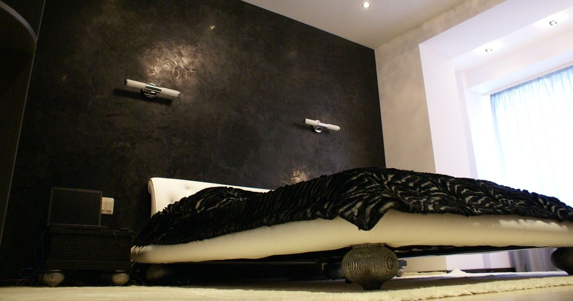 Черная декоративная штукатурка