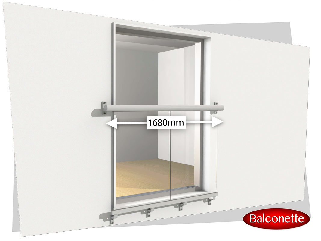 1680 mm wide Juliet Balcony