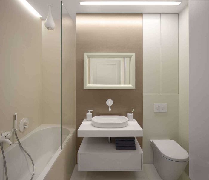 Дизайн ванной 4 квадрата
