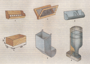 Как самим сделать кормушку из подручных материалов